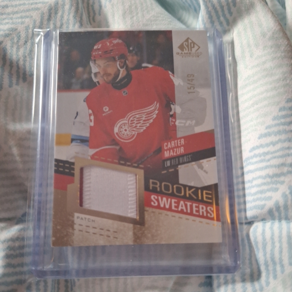 Carter Mazur Rookie Patch